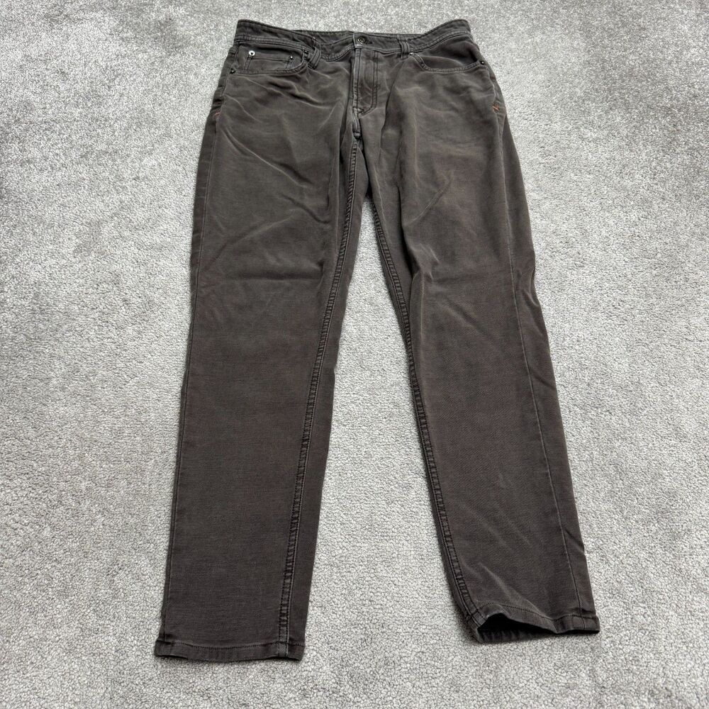 The Normal Brand Normal Slim Straight Leg Denim Jeans Men 32x30 Grey Stretchy